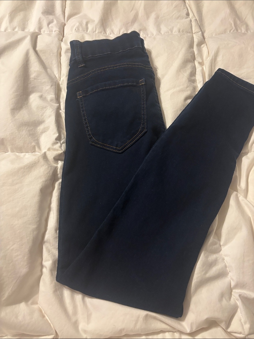 Angels Women's Navy Stretch Jeggings